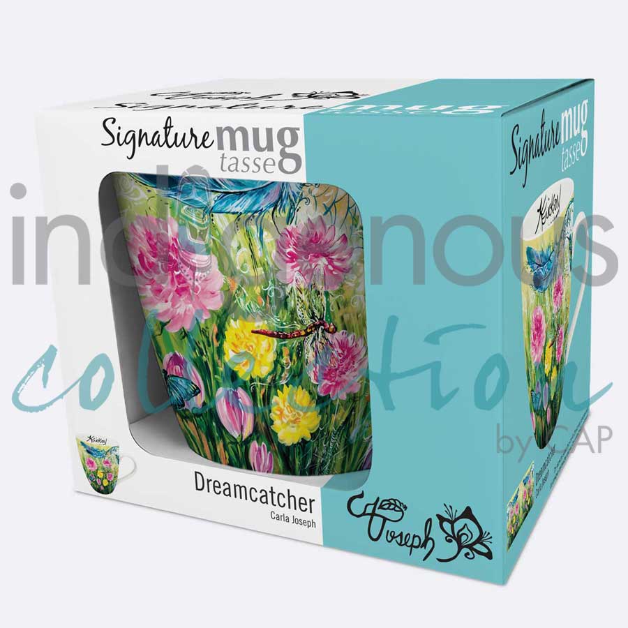 Dreamcatcher 18 oz. Signature Mug by artist Carla Joseph