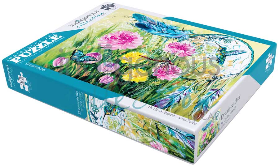 Dreamcatcher Puzzle - 1000 Pcs by artist Carla Joseph. Indigenous Collection.