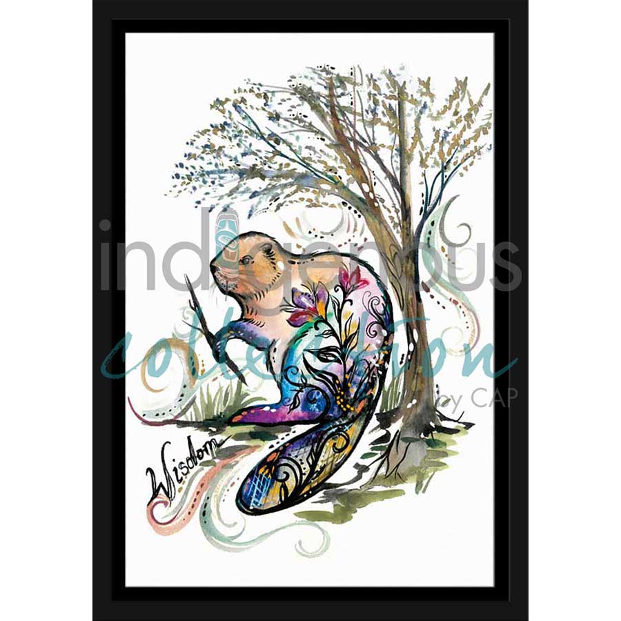 Wisdom by artist Carla Joseph - Métis/Cree. Indigenous Collection