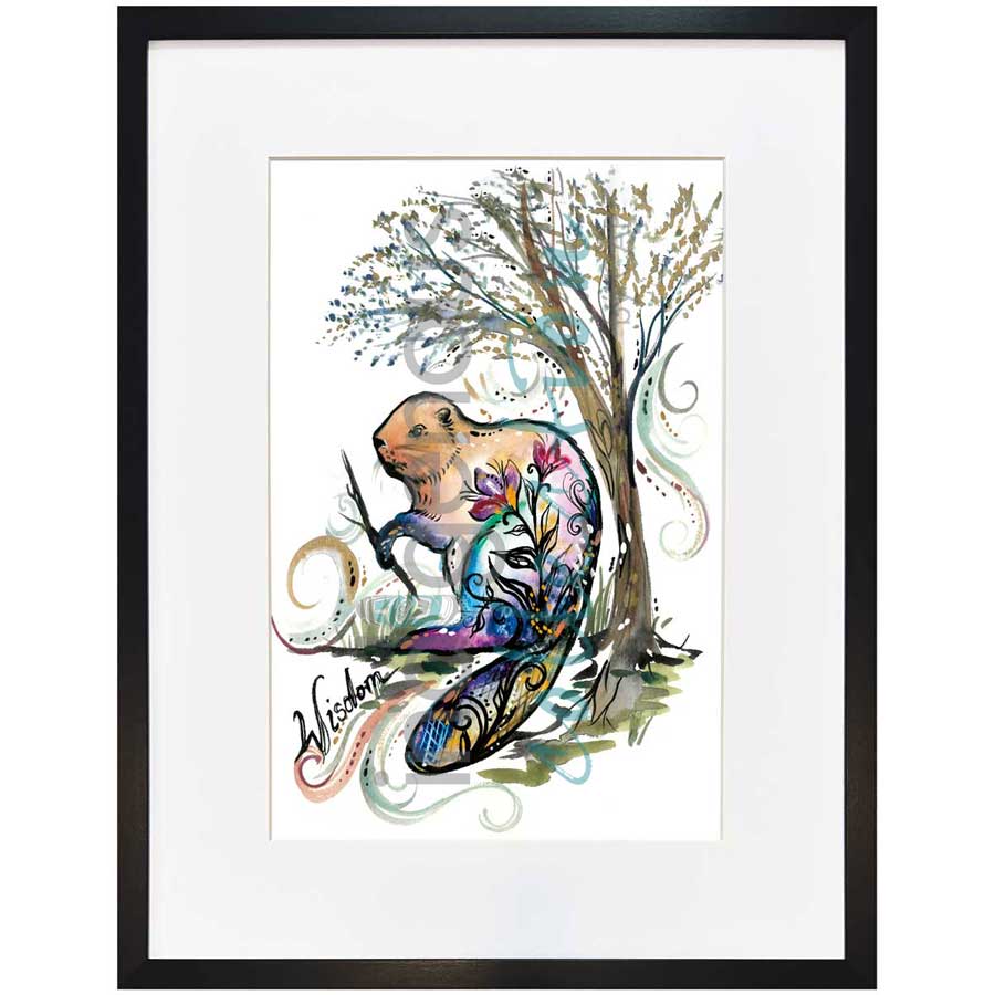 Wisdom by artist Carla Joseph - Métis/Cree. Indigenous Collection