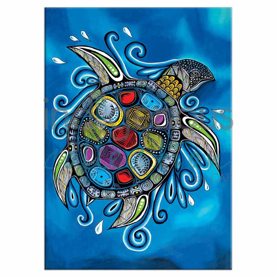 Turtle - Mikinaak Magnets by artist Jessica Somers