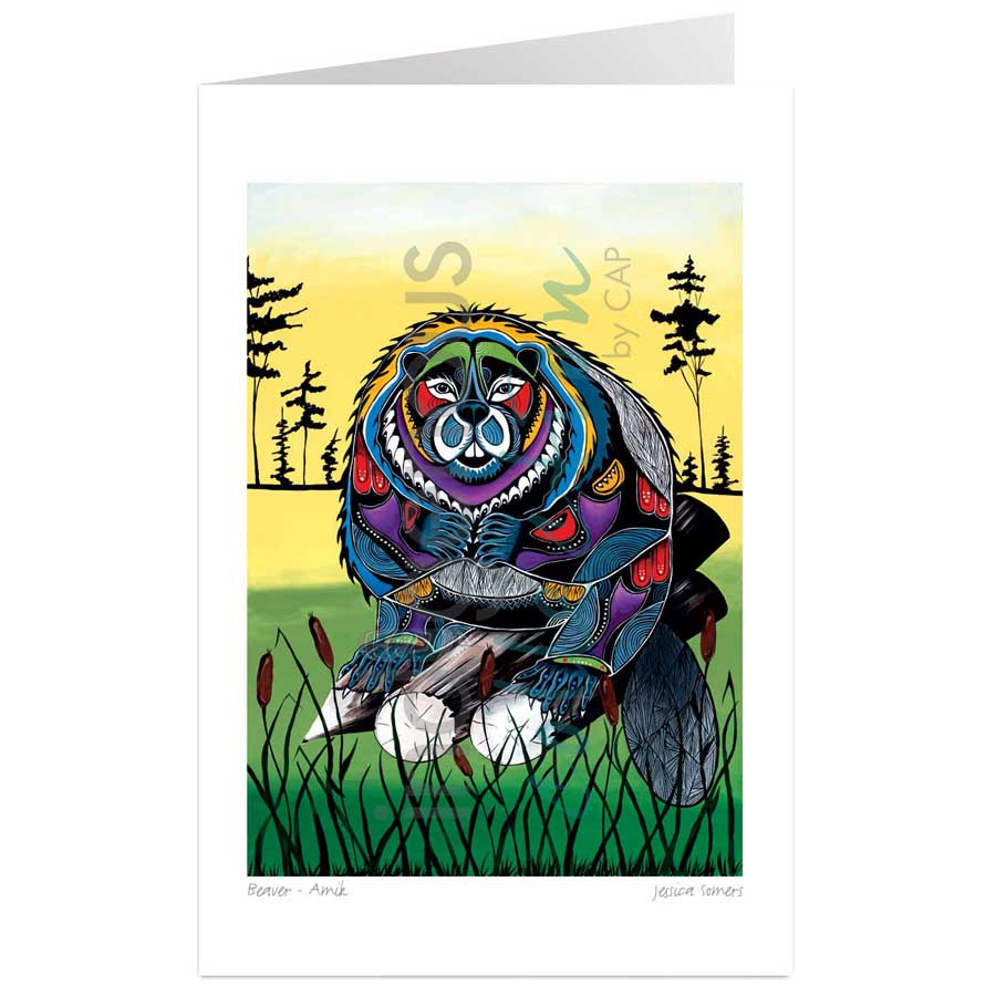 Beaver - Amik by artist Jessica Somers