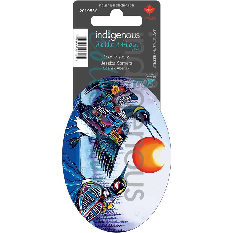 Loonie Toons Sticker by artist Jessica Somers