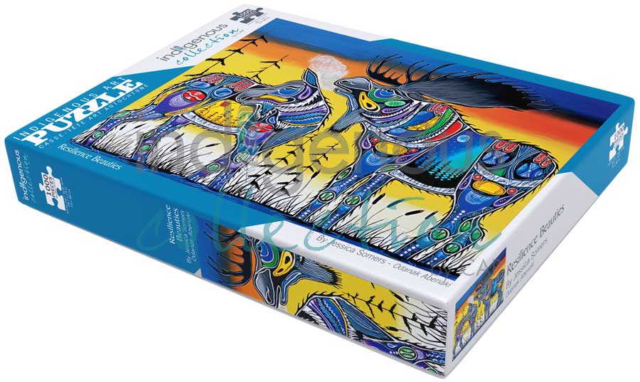 Resilience Beauties Puzzle - 1000 Pcs by artist Jessica Somers. Indigenous Collection.
