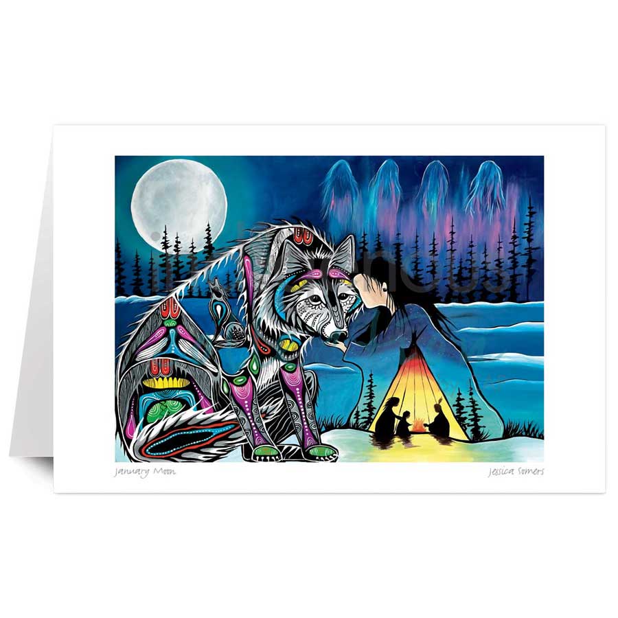 January Moon by artist Jessica Somers