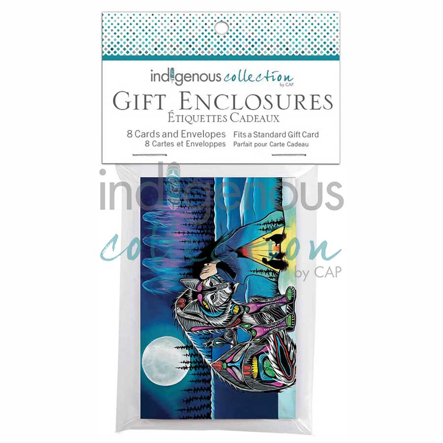 January Moon Gift Enclosure Cards by artist Jessica Somers