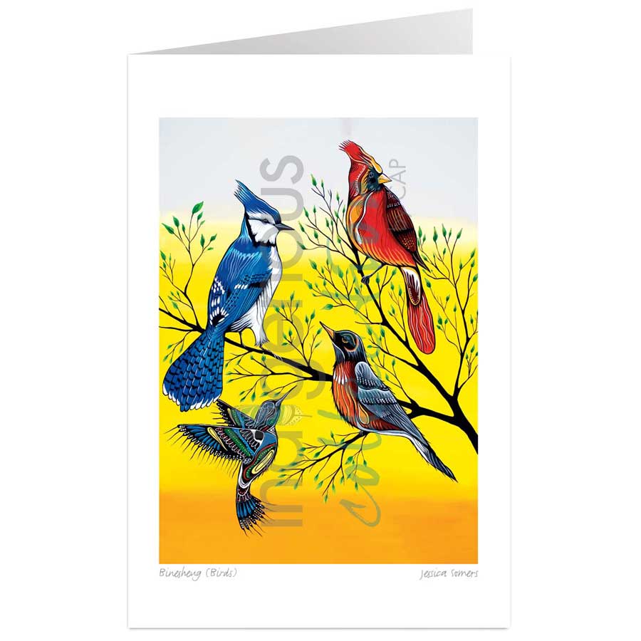 Binesheug (Birds) by artist Jessica Somers