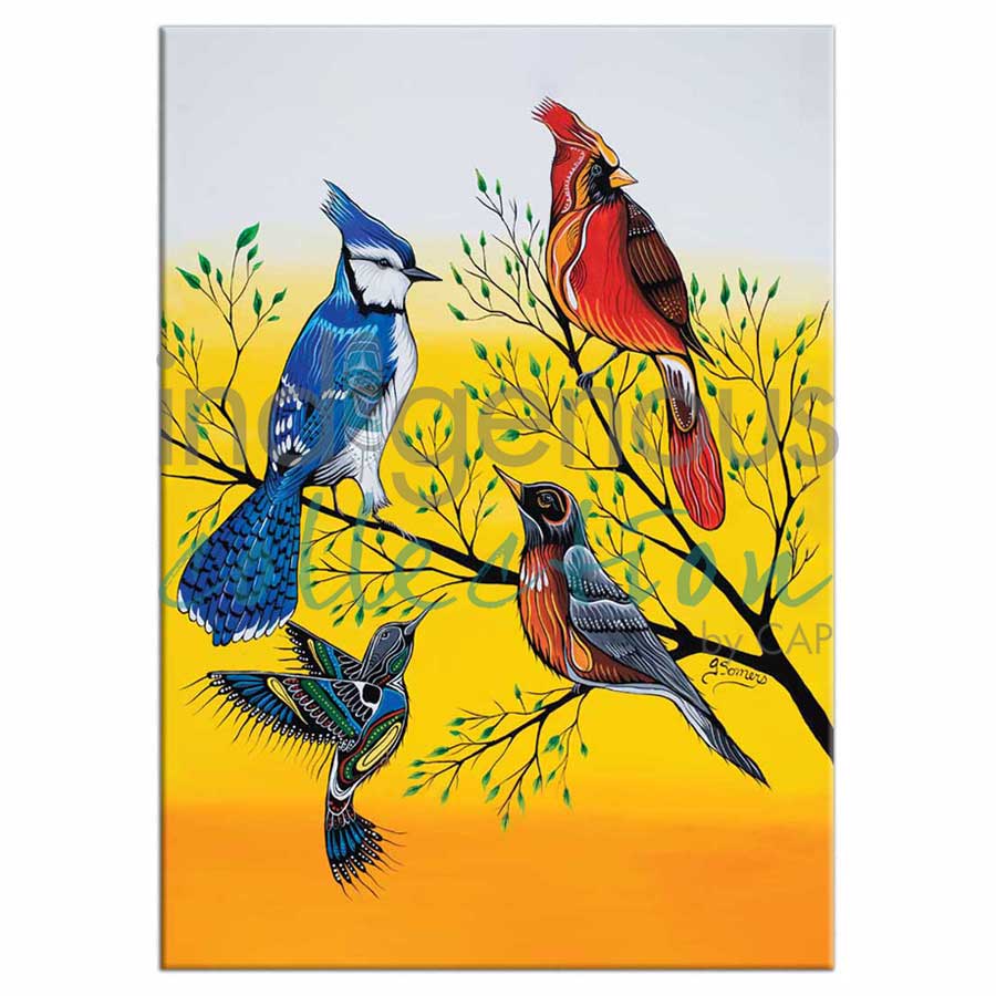 Binesheug (Birds) Magnets by artist Jessica Somers