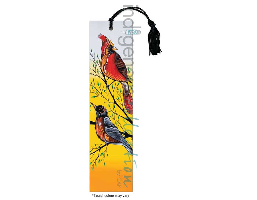 Binesheug (Birds) I Bookmark by artist Jessica Somers