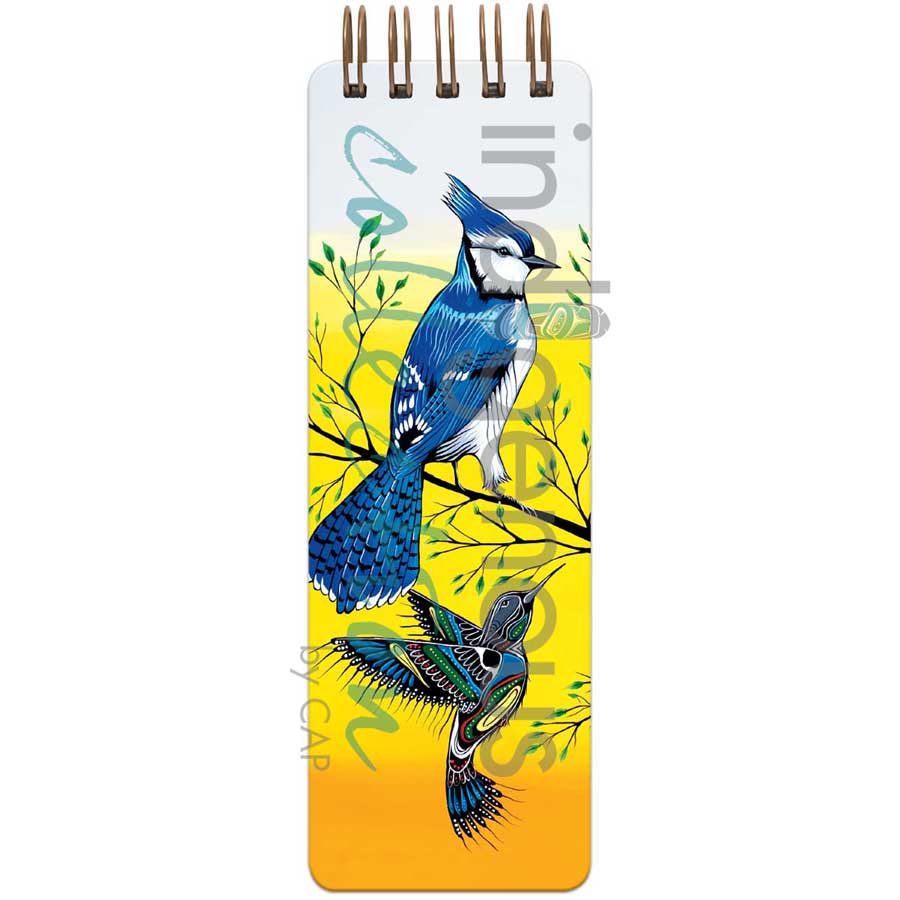 Binesheug (Birds) II Notepad by artist Jessica Somers. Indigenous Collection.