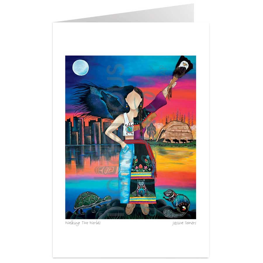 Walking Two Worlds by artist Jessica Somers
