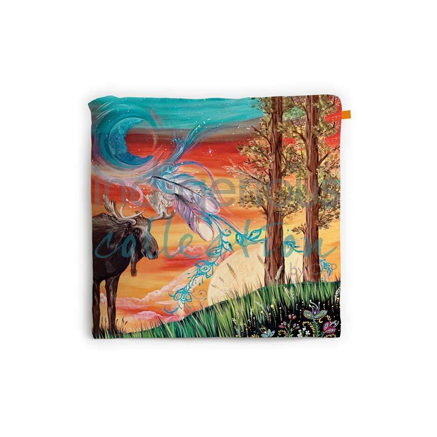 Harvest Sun Reusable Shopping Bag by artist Karen Erickson