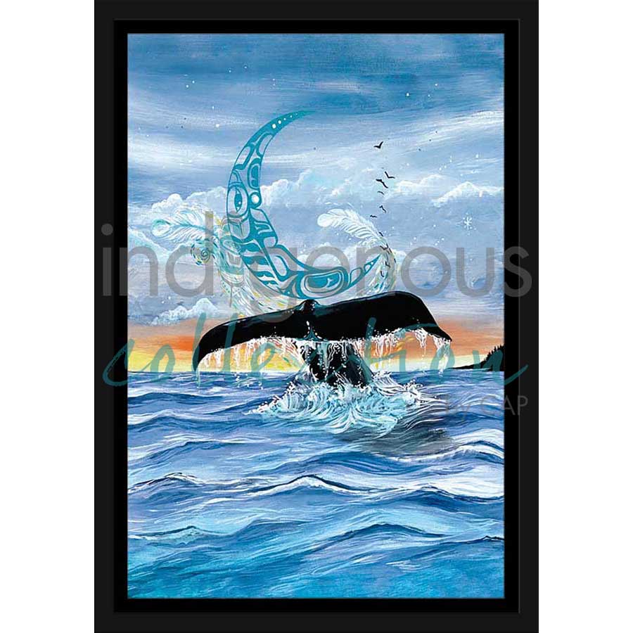Whale Song by artist Karen Erickson - Métis/Cree. Indigenous Collection