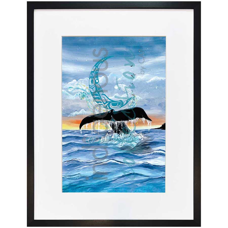 Whale Song by artist Karen Erickson - Métis/Cree. Indigenous Collection