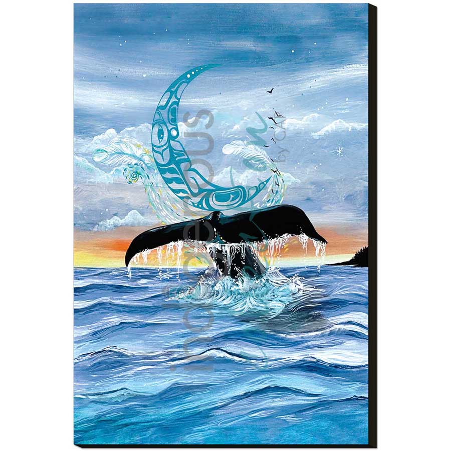 Whale Song by artist Karen Erickson - Métis/Cree. Indigenous Collection