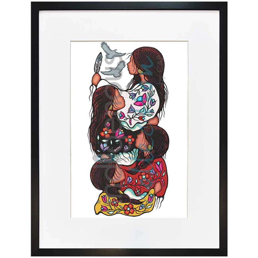 The Offering by artist Jackie Traverse - Anishinaabe. Indigenous Collection