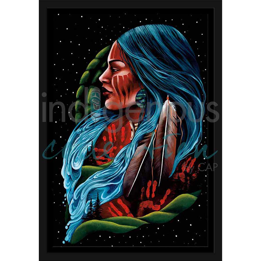 We Are the Land by artist Jackie Traverse - Anishinaabe. Indigenous Collection