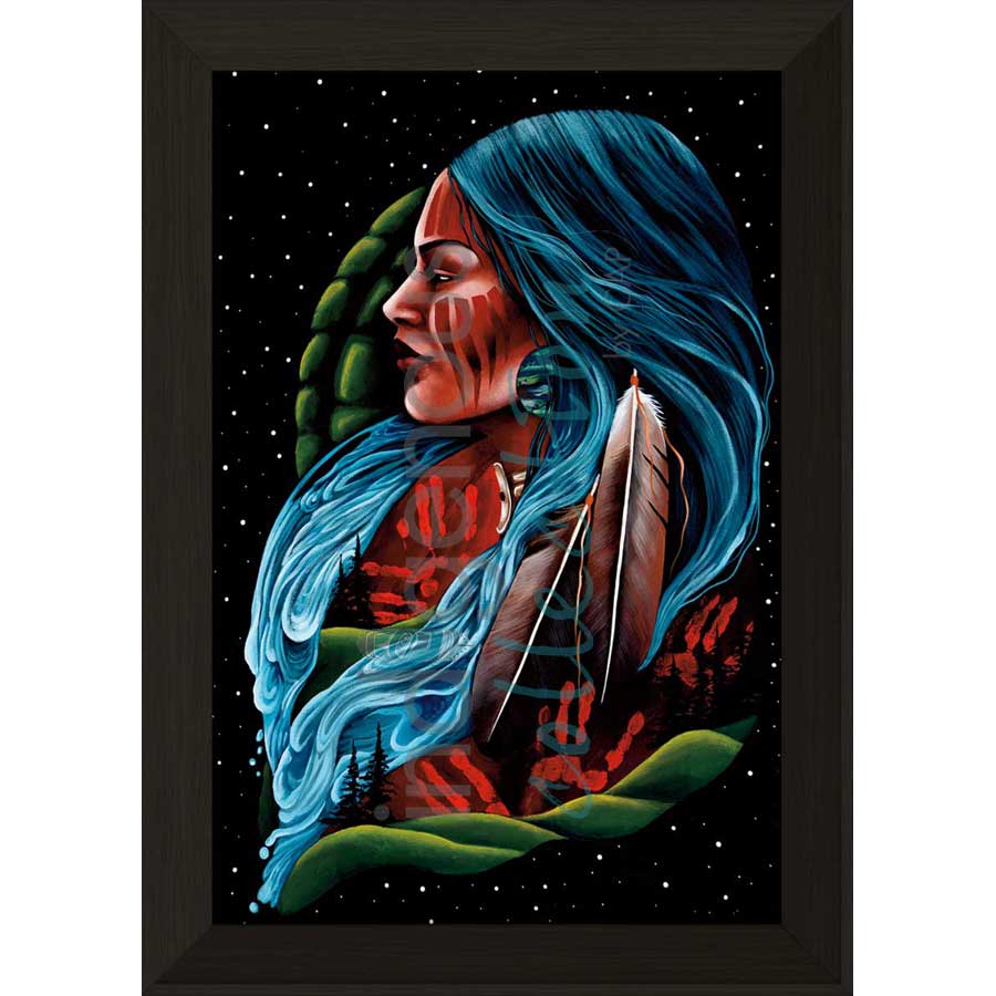 We Are the Land by artist Jackie Traverse - Anishinaabe. Indigenous Collection