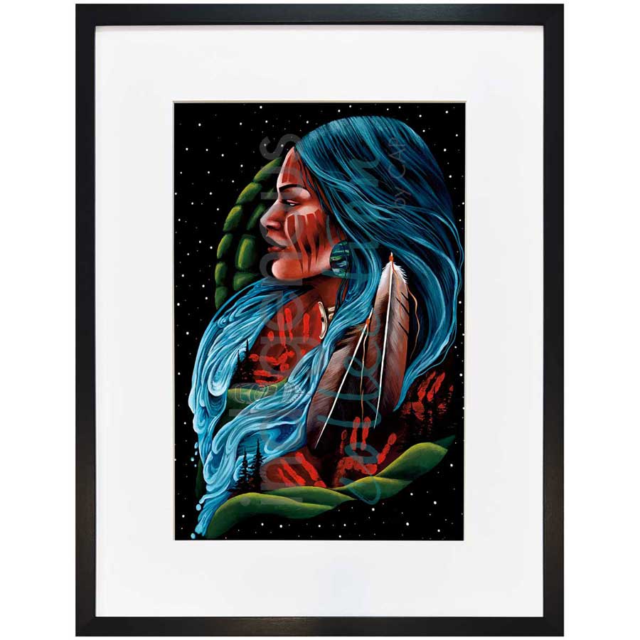 We Are the Land by artist Jackie Traverse - Anishinaabe. Indigenous Collection