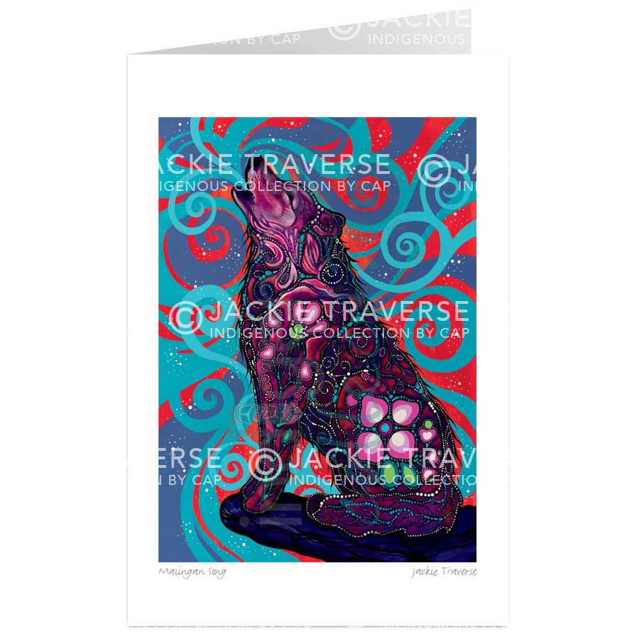 Maiingan Song by artist Jackie Traverse