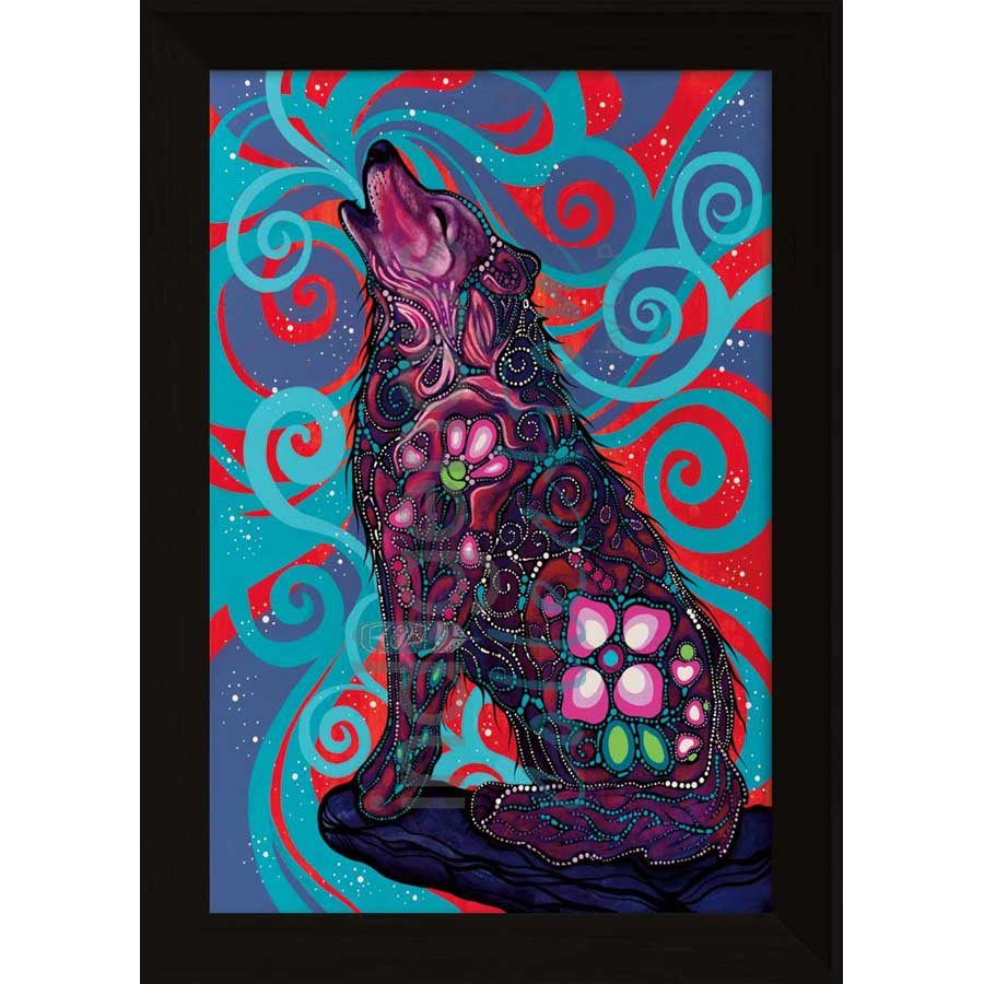 Maiingan Song by artist Jackie Traverse - Anishinaabe. Indigenous Collection