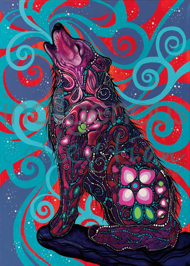 Maiingan Song by artist Jackie Traverse