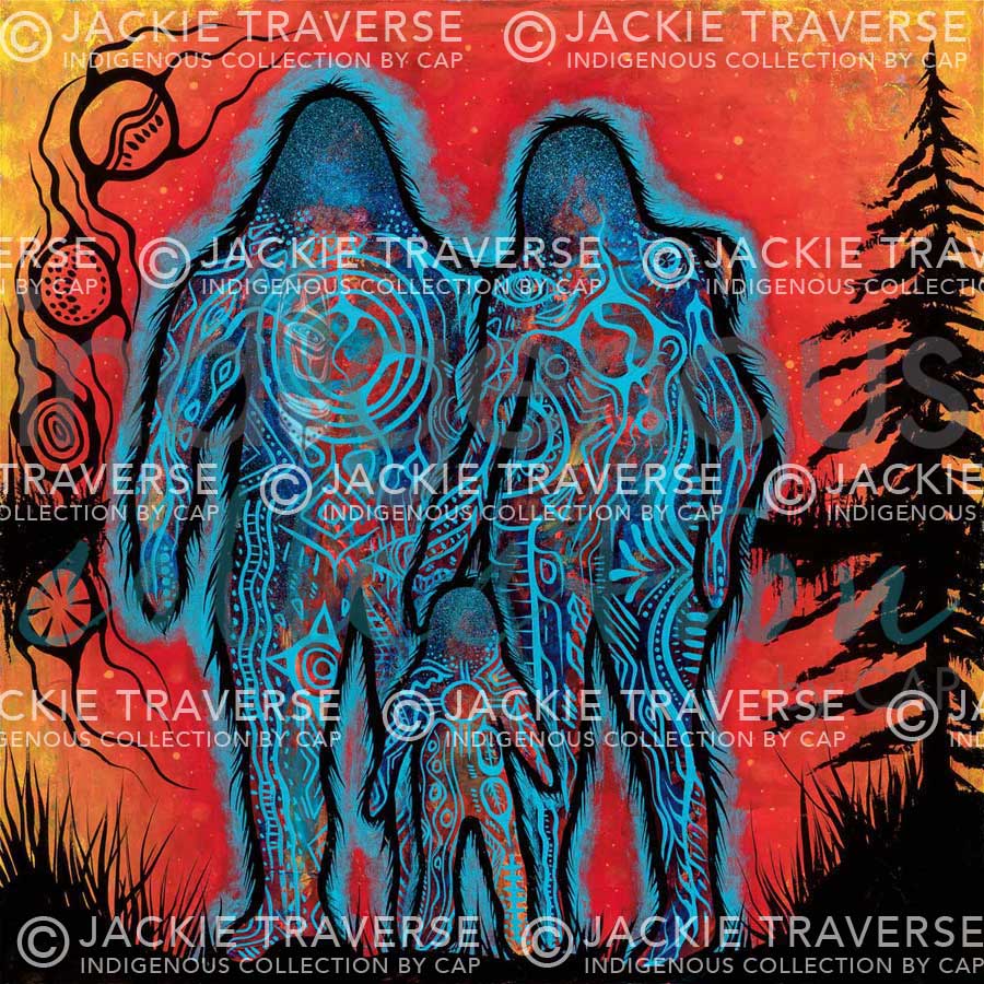 Sabe Inawemaagan (Family) by artist Jackie Traverse
