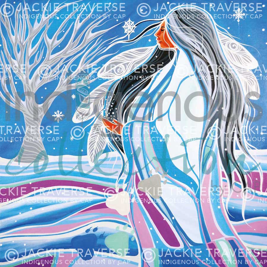 Winter Woman by artist Jackie Traverse