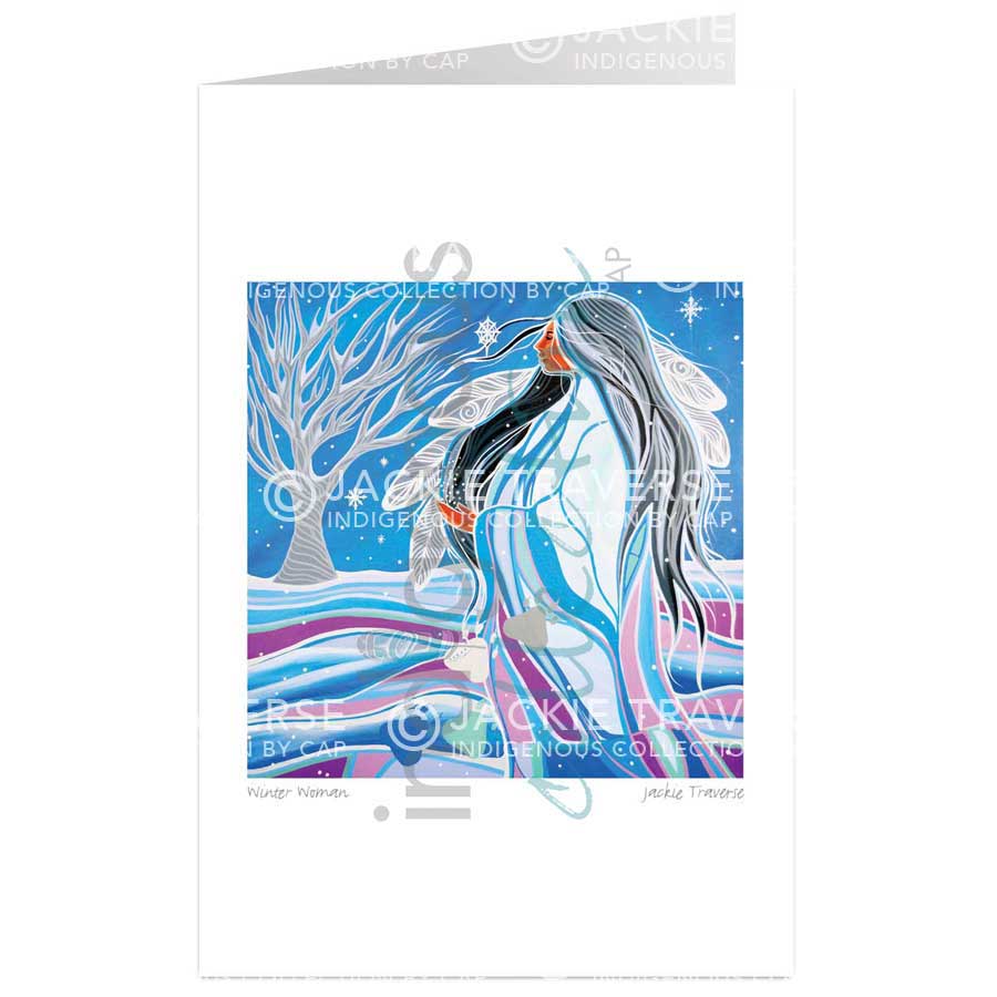 Winter Woman by artist Jackie Traverse