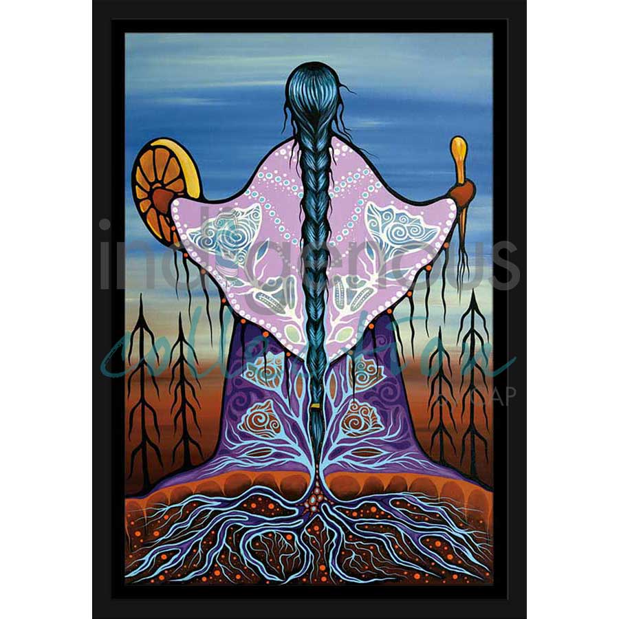 The Heartbeat of the Nation by artist Jackie Traverse - Anishinaabe. Indigenous Collection