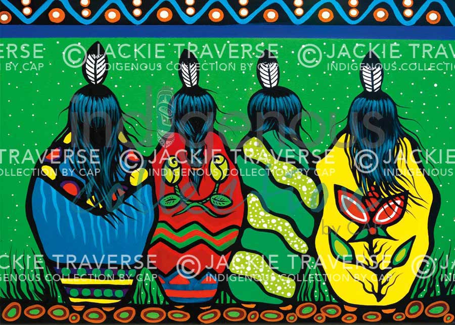 Little Women by artist Jackie Traverse