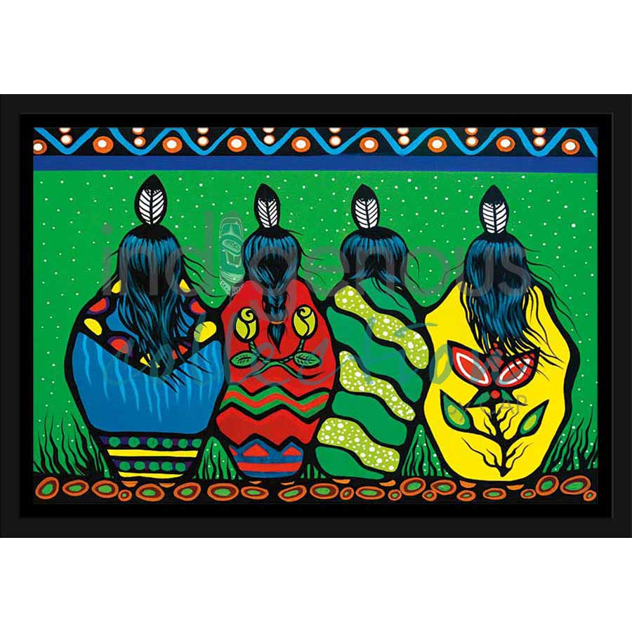 Little Women by artist Jackie Traverse - Anishinaabe. Indigenous Collection