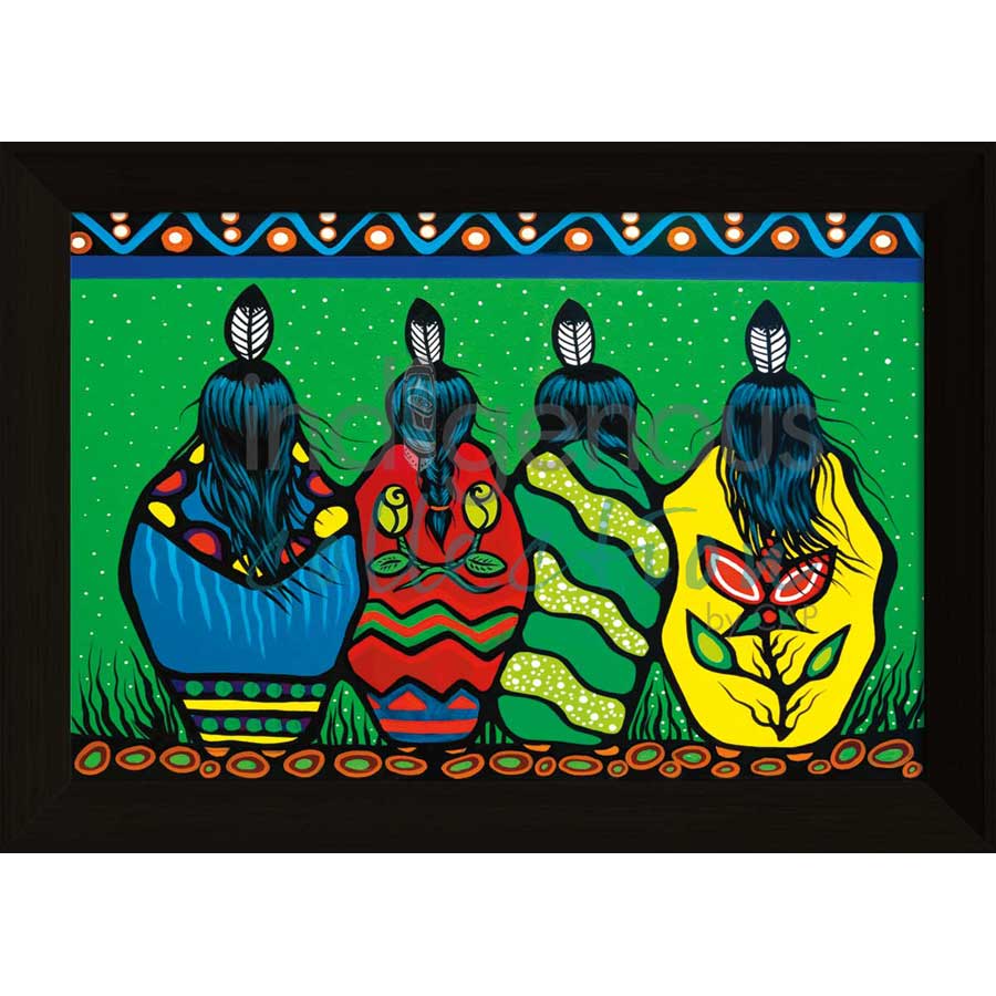 Little Women by artist Jackie Traverse - Anishinaabe. Indigenous Collection