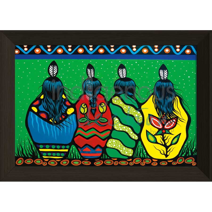 Little Women by artist Jackie Traverse - Anishinaabe. Indigenous Collection