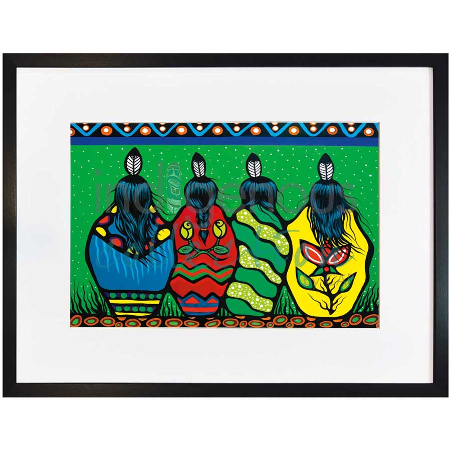 Little Women by artist Jackie Traverse - Anishinaabe. Indigenous Collection