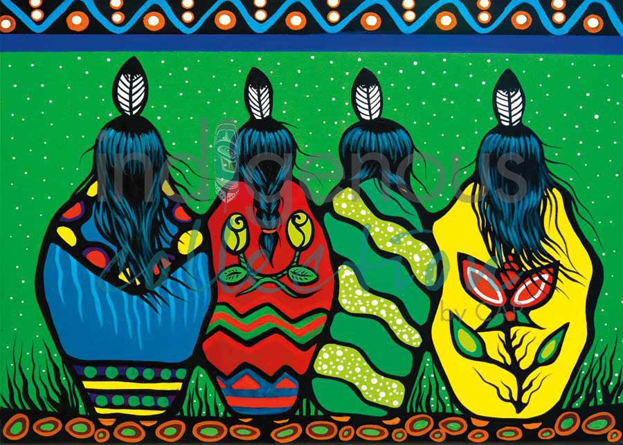 Little Women by artist Jackie Traverse