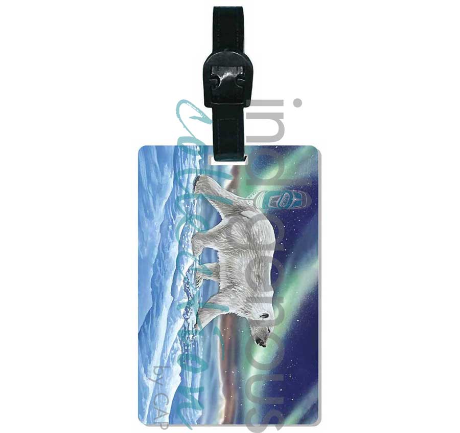 Ocean's Edge Luggage Tag by artist Ronnie Simon