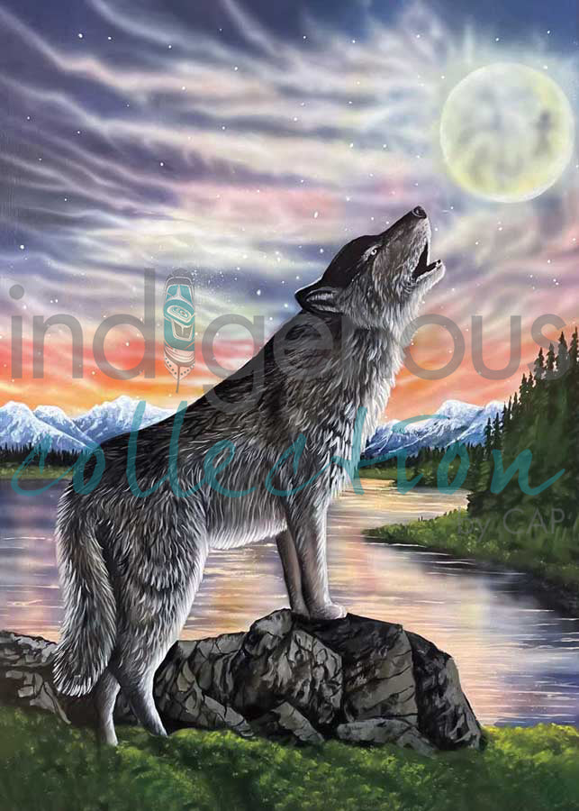 Mastering the Howl by artist Ronnie Simon