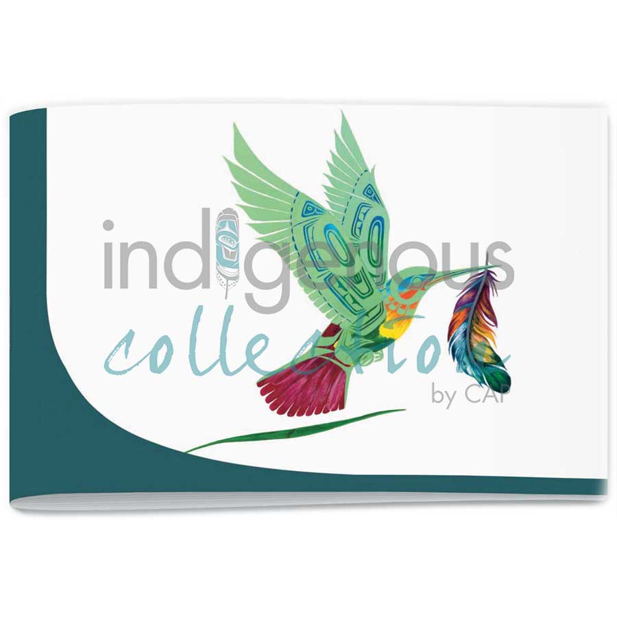 Green Hummingbird Signature Notebook by artist Richard Shorty