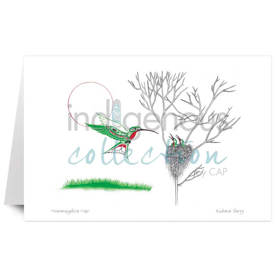 Hummingbird Nest by artist Richard Shorty