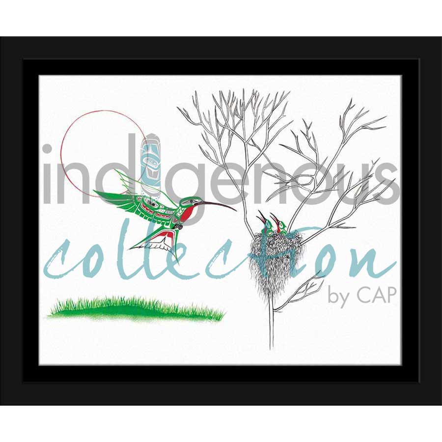 Hummingbird Nest by artist Richard Shorty - Northern Tutchone. Indigenous Collection