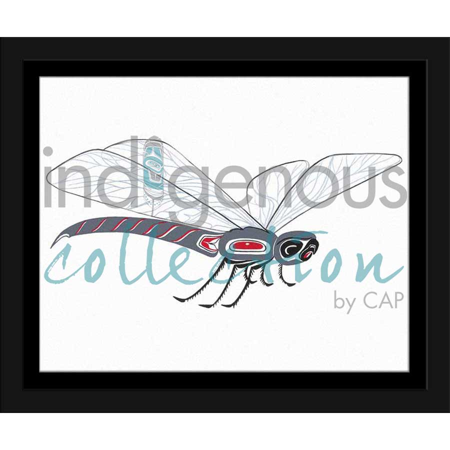 Dragonfly by artist Richard Shorty - Northern Tutchone. Indigenous Collection