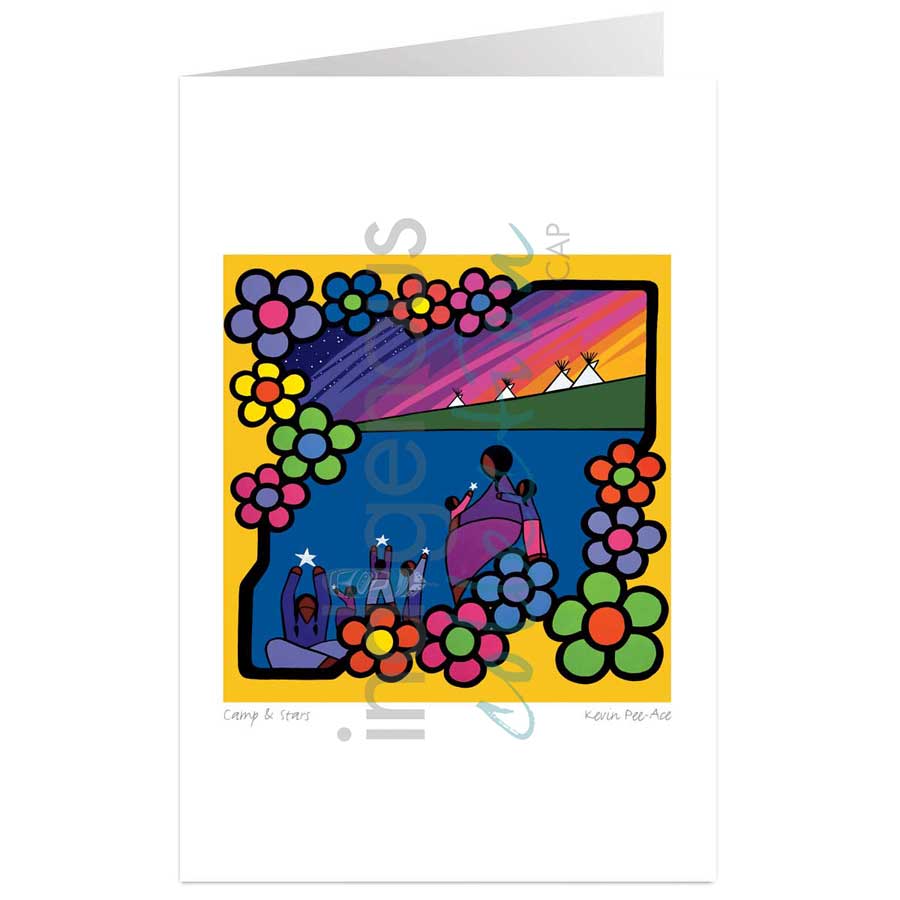 Camp & Stars by artist Kevin Pee-ace