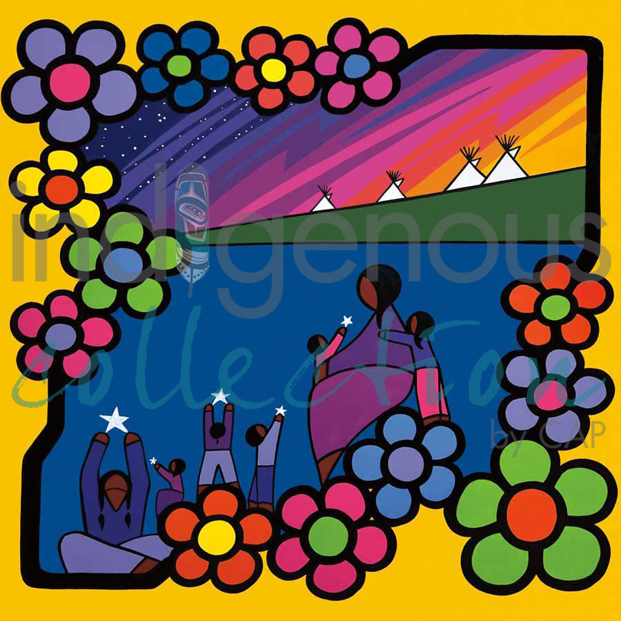 Camp & Stars by artist Kevin Pee-ace