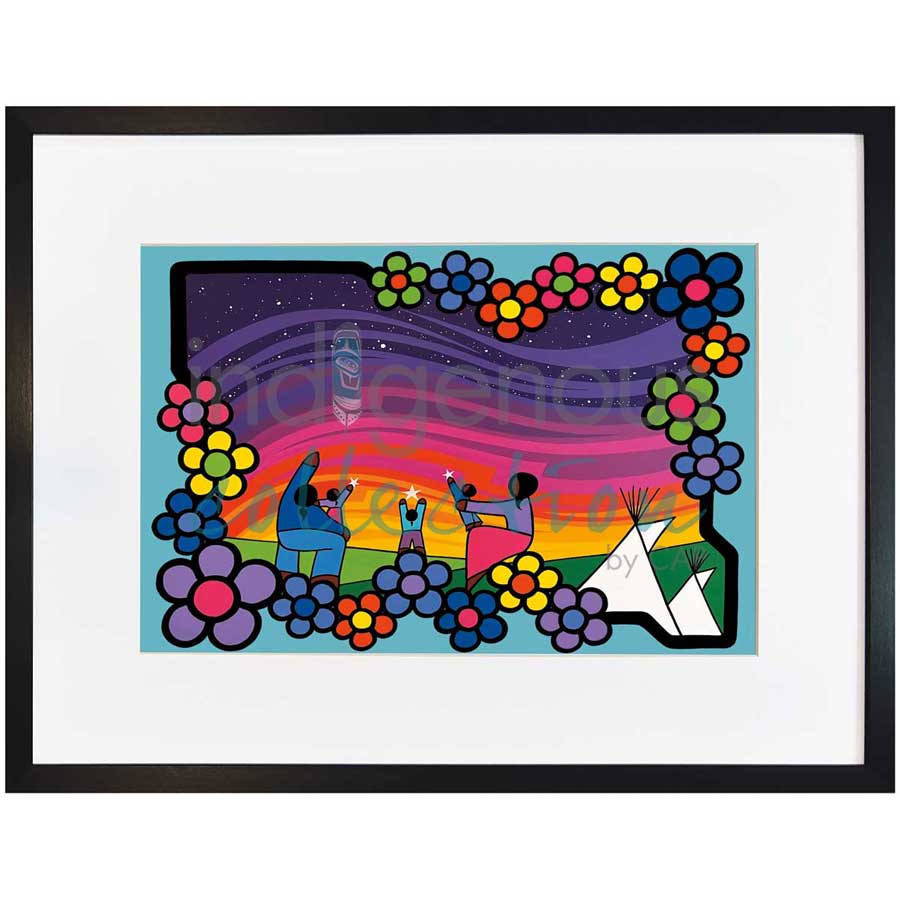 Horizon by artist Kevin Pee-ace - Cree. Indigenous Collection