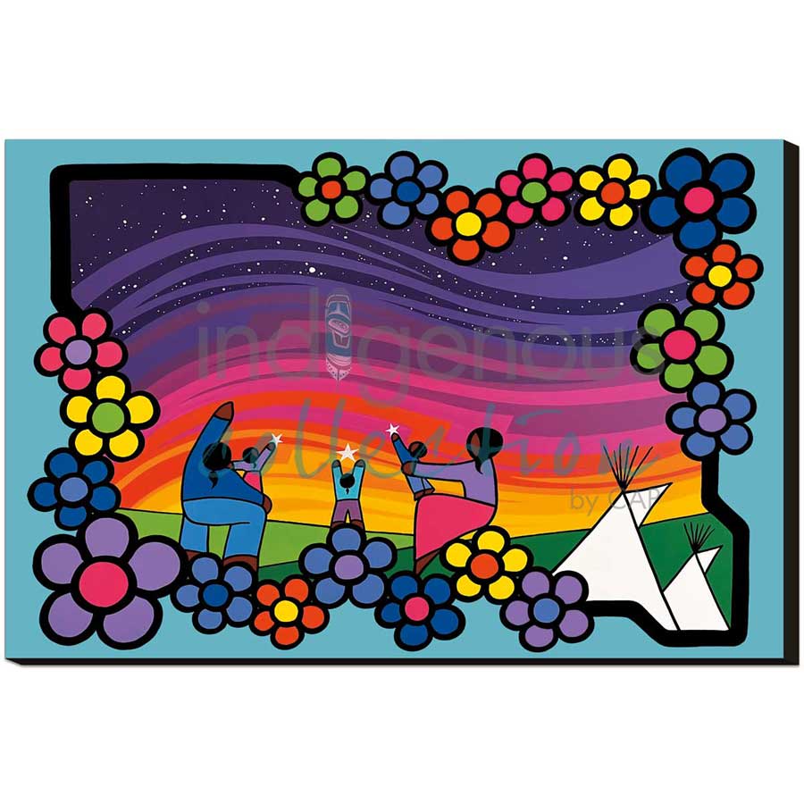 Horizon by artist Kevin Pee-ace - Cree. Indigenous Collection