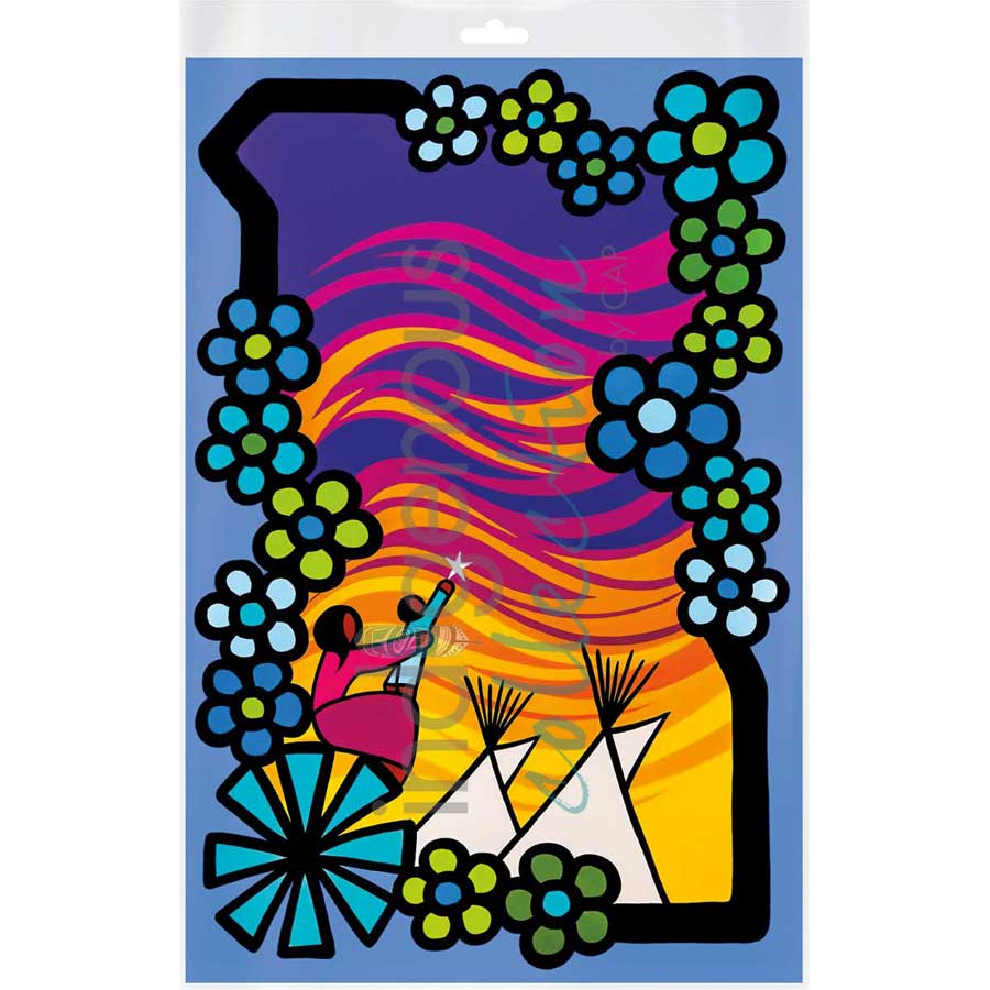 Niso by artist Kevin Pee-ace - Cree. Indigenous Collection