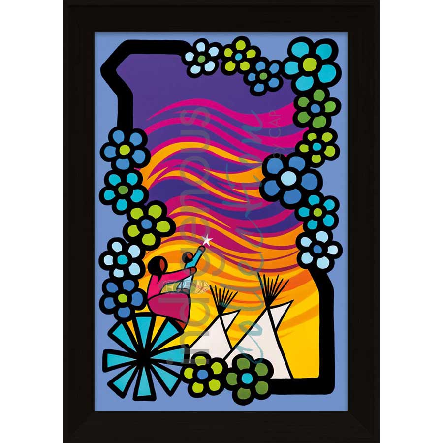Niso by artist Kevin Pee-ace - Cree. Indigenous Collection
