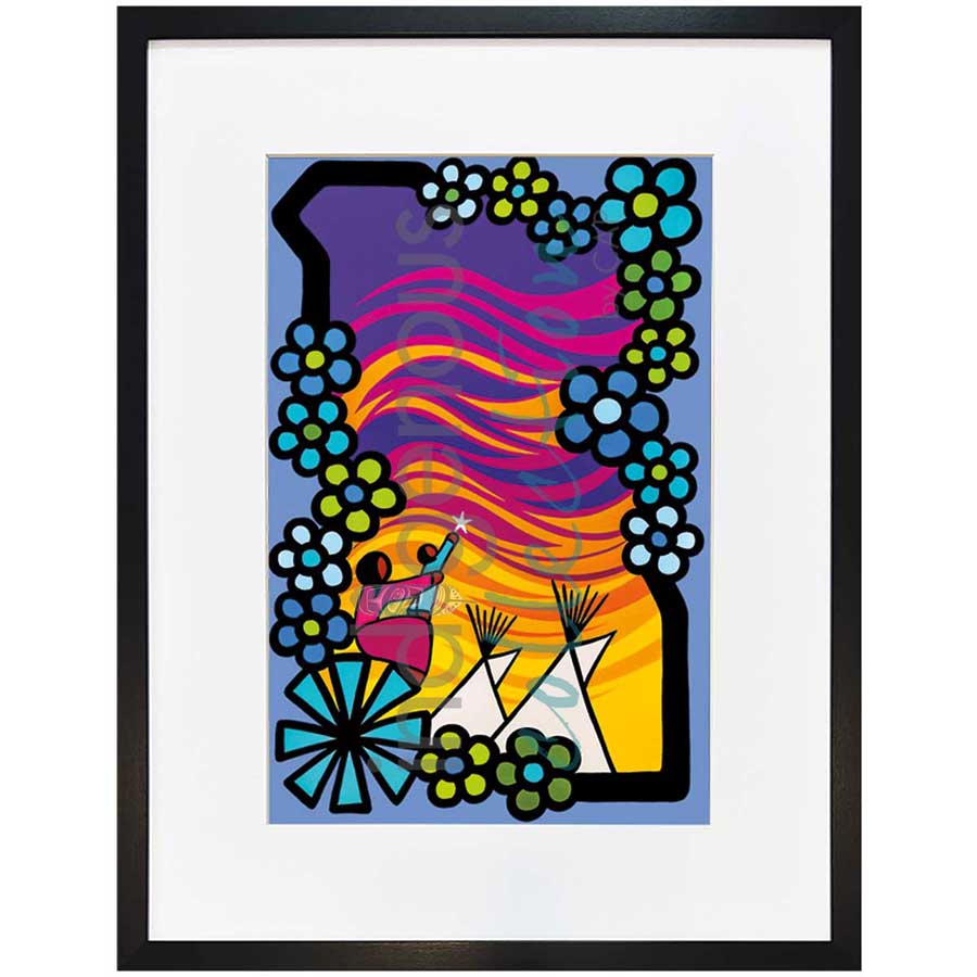 Niso by artist Kevin Pee-ace - Cree. Indigenous Collection