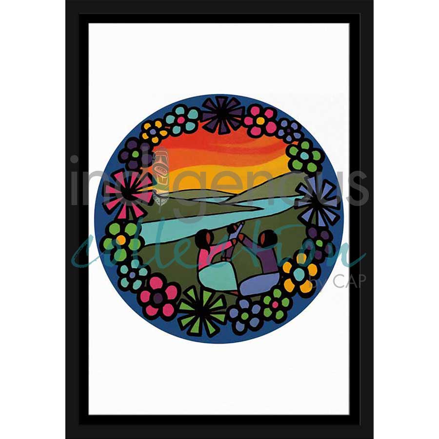 Among Our Land by artist Kevin Pee-ace - Cree. Indigenous Collection